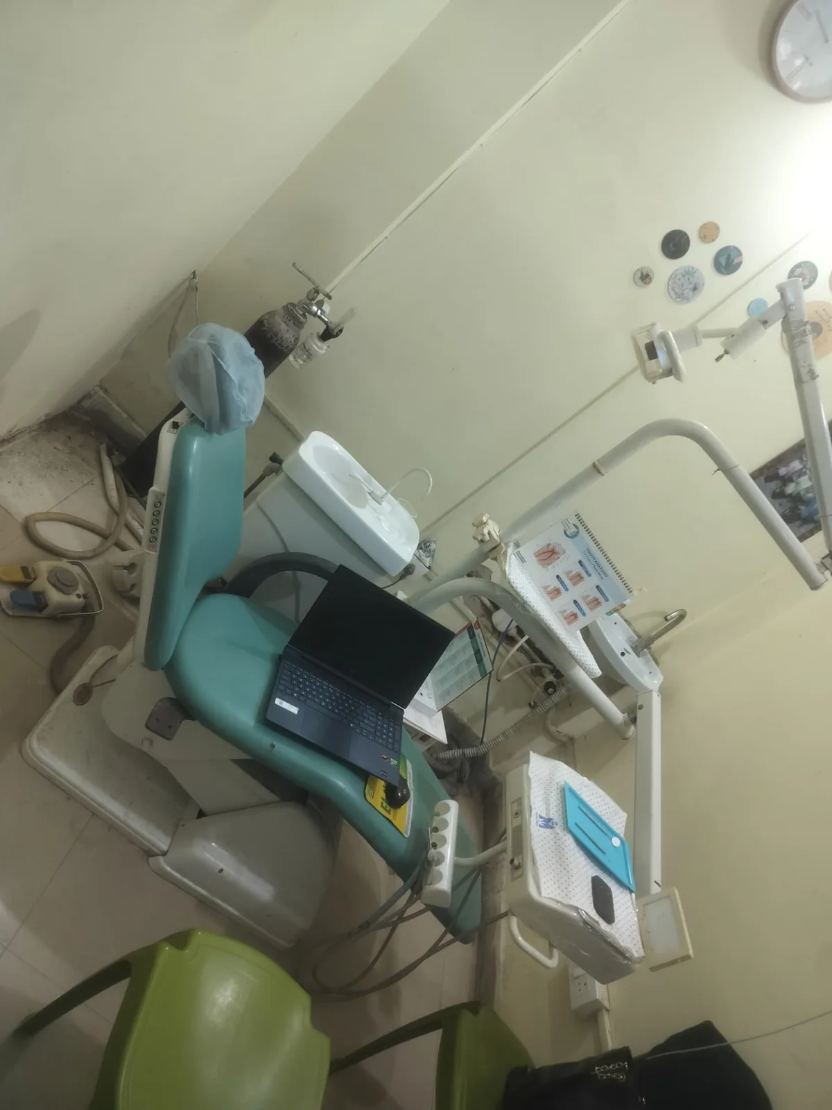 Dental chair and treatment area inside Dental Health Care & Implant Centre